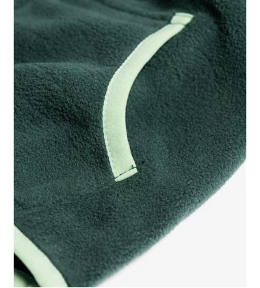 Viking flisinis džemperis Play Recycled Fleece Jacket. Spalva tamsiai žalia